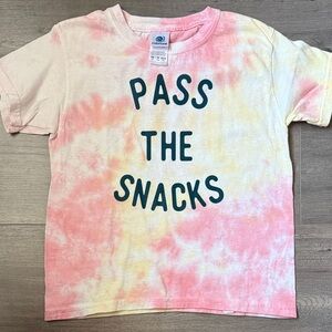 Pass the Snacks Tye Dye shirt